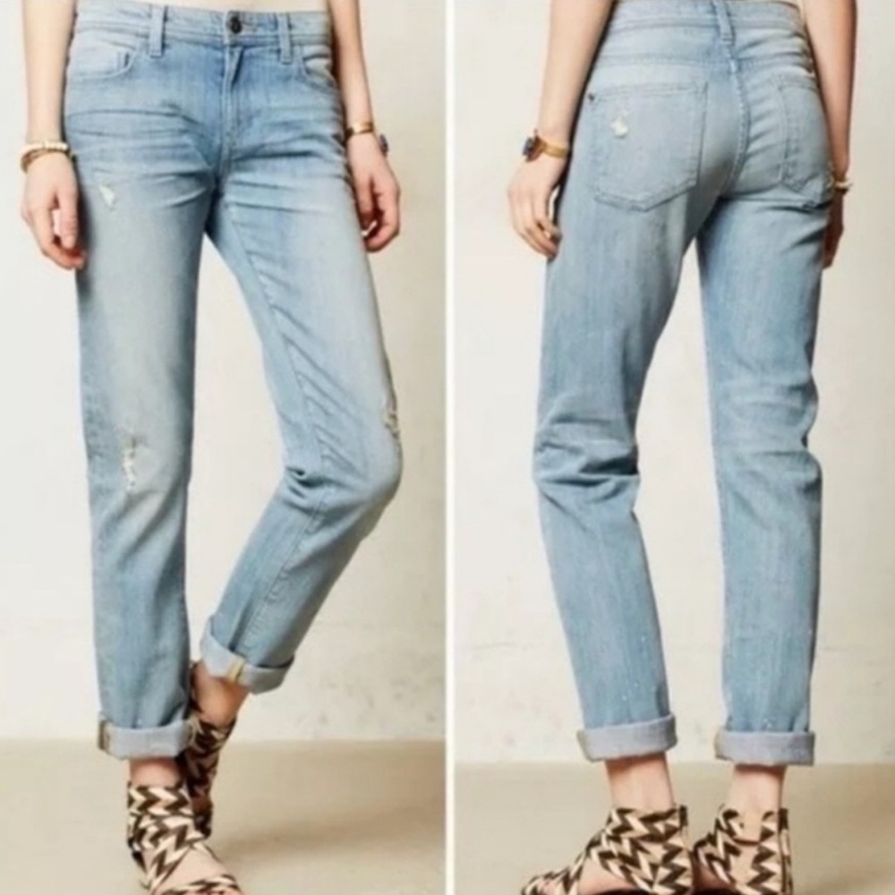 Pilcro Hyphen Mid-Rise Boyfriend Jeans